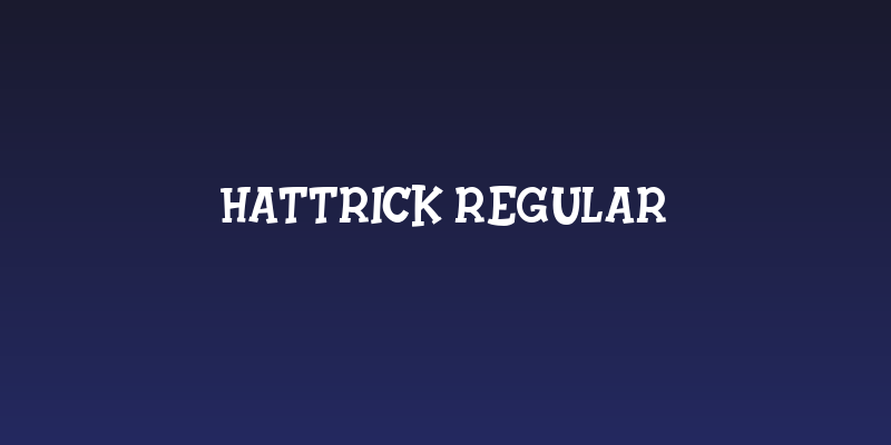 Hattrick Regular Social Header