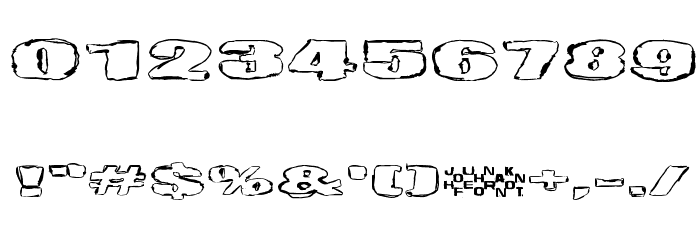 Haudankorva Font OTHER CHARS