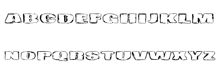 Haudankorva Font LOWERCASE