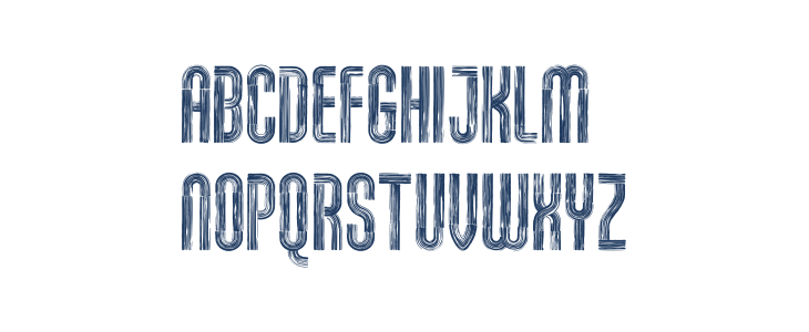 Haudrey Regular Uppercase