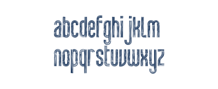Haudrey Regular Lowercase