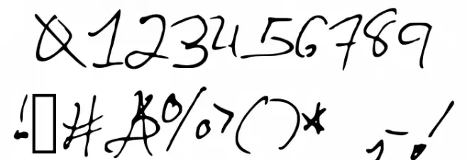 HaunFontV1 Font OTHER CHARS