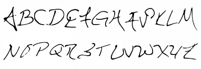 HaunFontV1 Font UPPERCASE