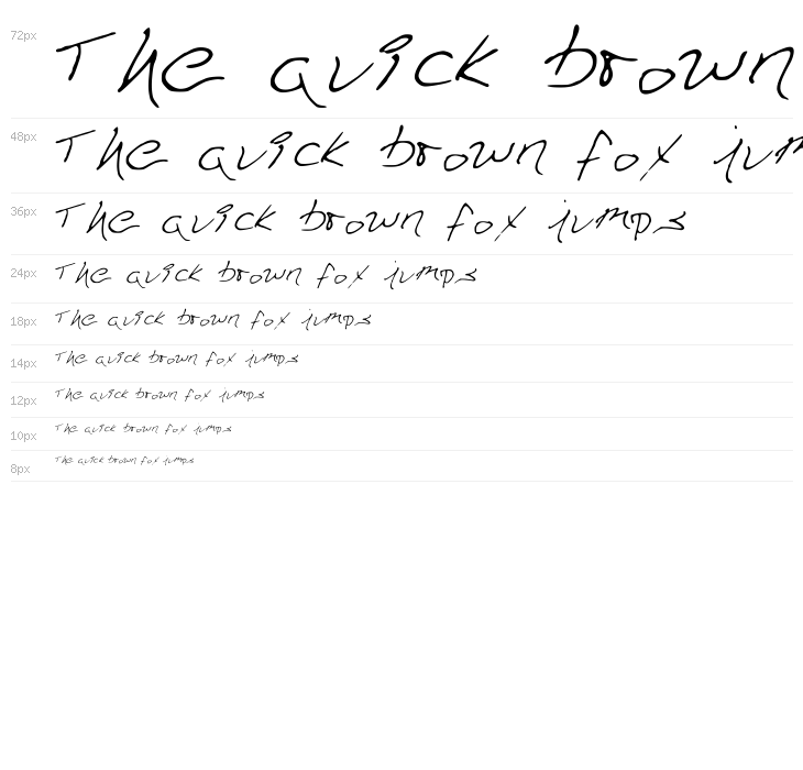 HaunFontV1 Waterfall