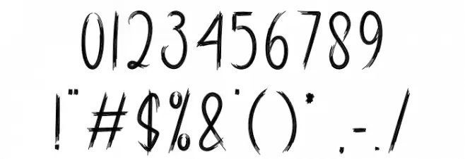 Haunted Castle Font OTHER CHARS