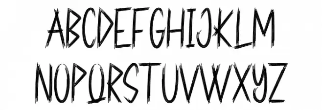 Haunted Castle Schriftart Groß
