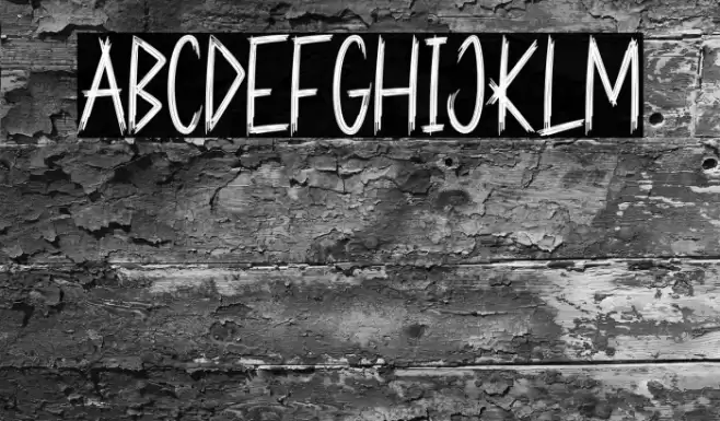 Haunted Castle Font examples