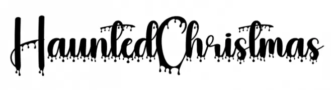 Haunted Christmas  नि: शुल्क फ़ॉन्ट्स डाउनलोड
