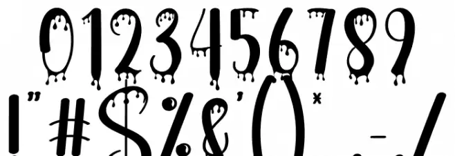 Haunted Christmas Caratteri ALTRI CARATTERI