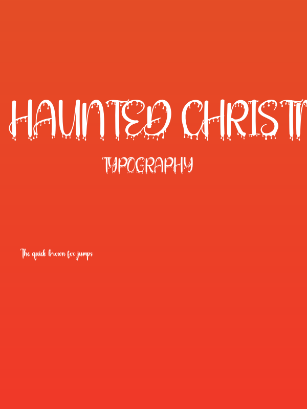 Haunted Christmas Poster
