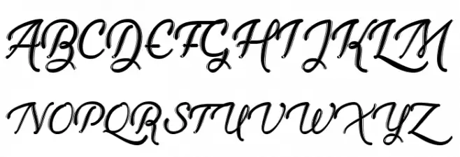Haunted Eyes Schriftart Groß