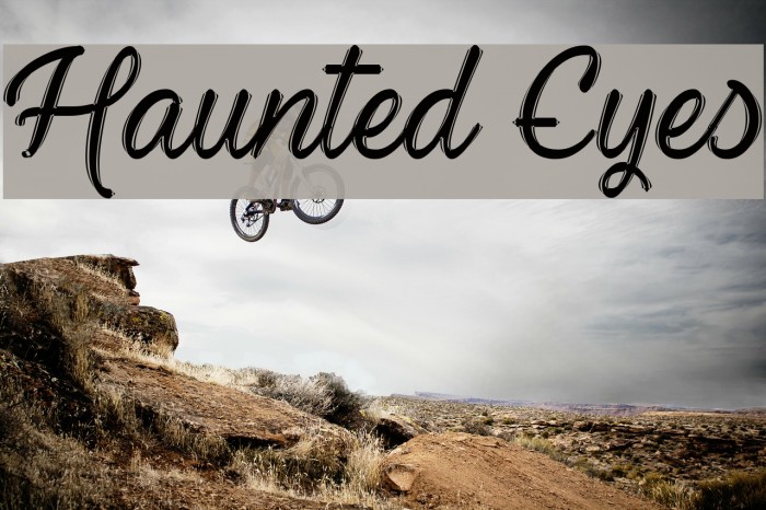 Haunted Eyes Font examples