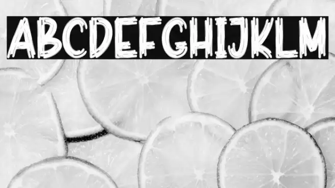 Haunted Hospital フォント examples