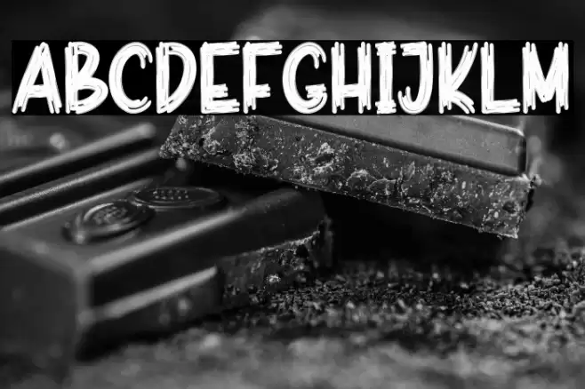 Haunted Hospital フォント examples