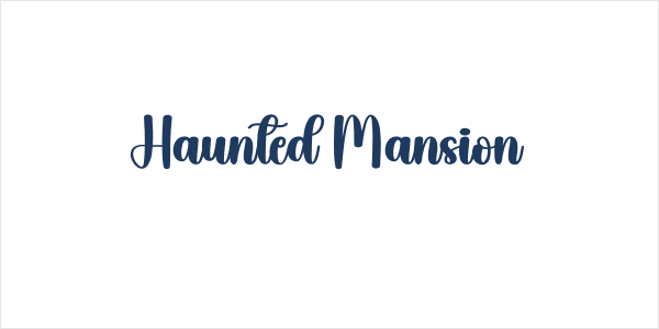 Haunted Mansion Logo