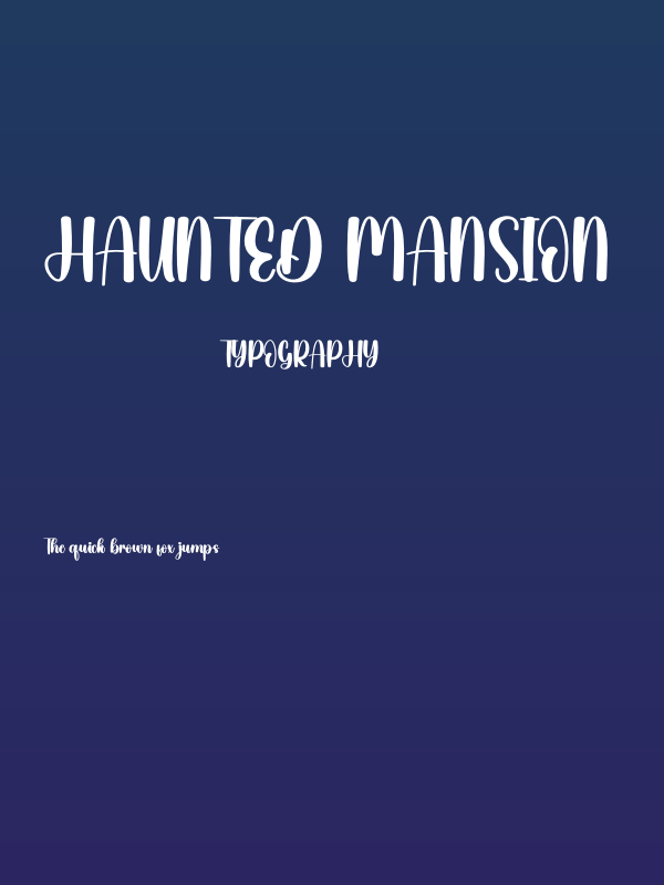 Haunted Mansion Poster