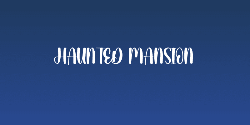 Haunted Mansion Social Header