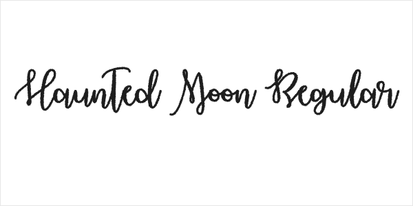 Haunted Moon Regular Logo