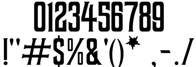 Haunted Mouse Alt Font OTHER CHARS