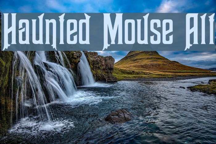 Haunted Mouse Alt Font examples