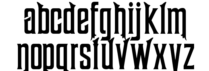 Haunted Mouse Alt Font LOWERCASE