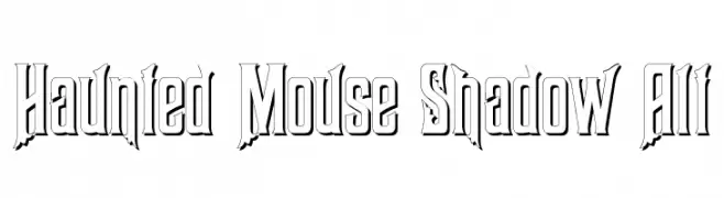 Haunted Mouse Shadow Alt  font caratteri gratis