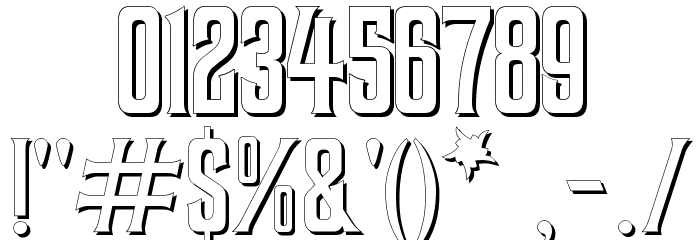 Haunted Mouse Shadow Alt Font OTHER CHARS