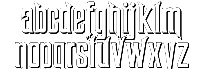 Haunted Mouse Shadow Alt Font LOWERCASE