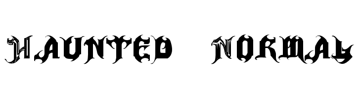 Haunted-Normal Font