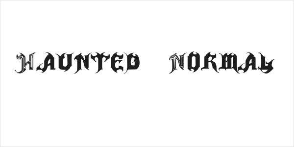 Haunted-Normal Logo