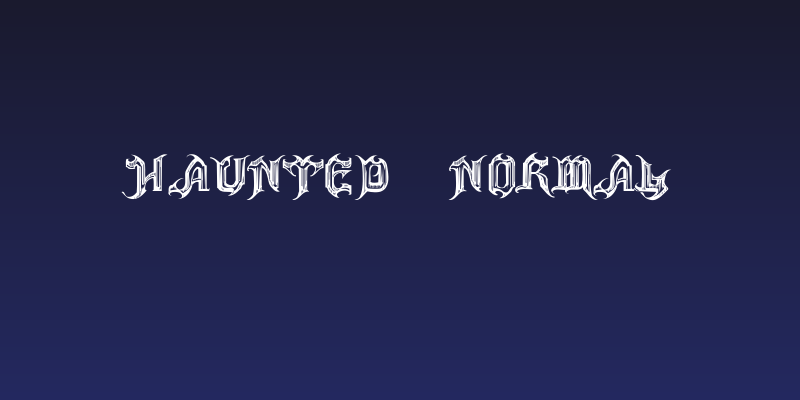Haunted-Normal Social Header