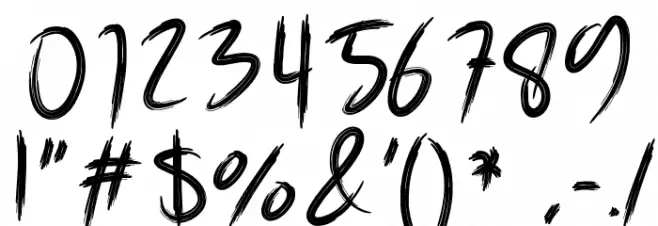 Haunted Pumpkin Font OTHER CHARS