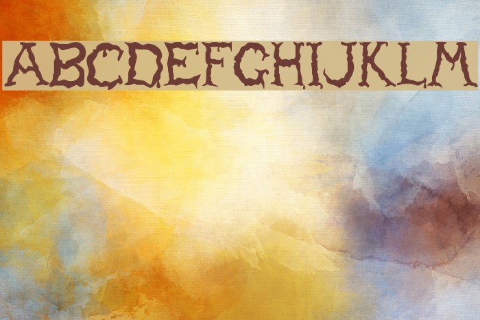 Haunted Regular Font examples