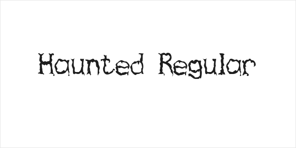 Haunted Regular Logo