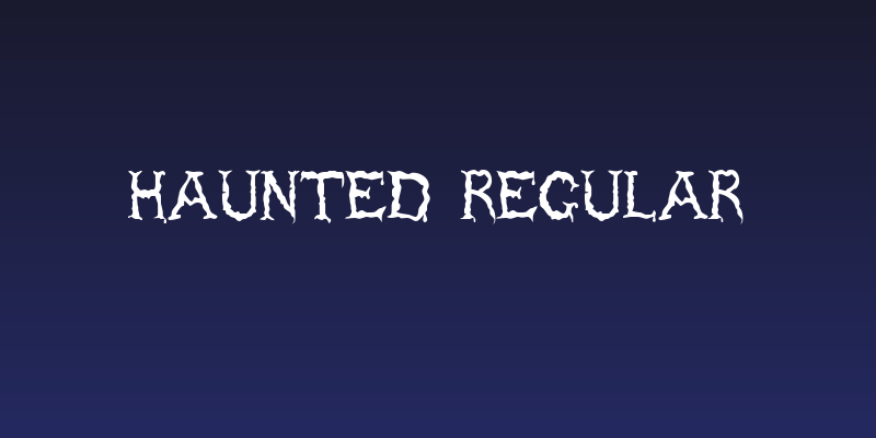 Haunted Regular Social Header