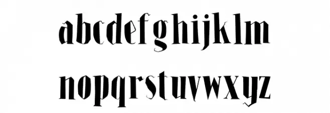 Haunted Spirit Caratteri MINUSCOLO