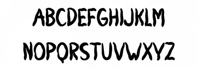 Haunted Streets Schriftart Groß