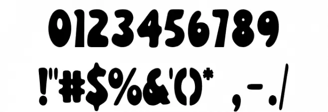 Haunted Sunday フォント その他の文字