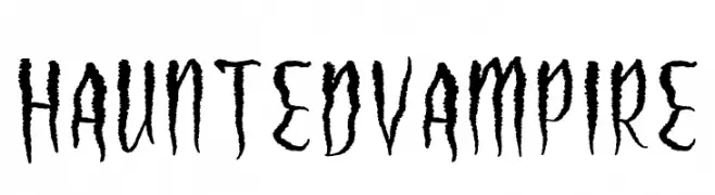 Haunted Vampire  Free Fonts Download