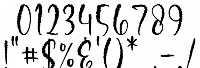 Haunted Vampire Font OTHER CHARS