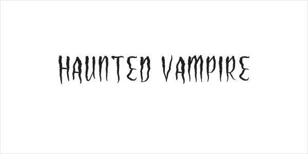 Haunted Vampire Logo