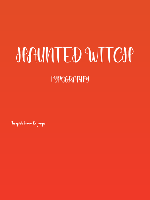 Haunted Witch Poster