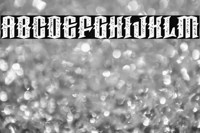 Haunted Woods Corroded Demo Font examples