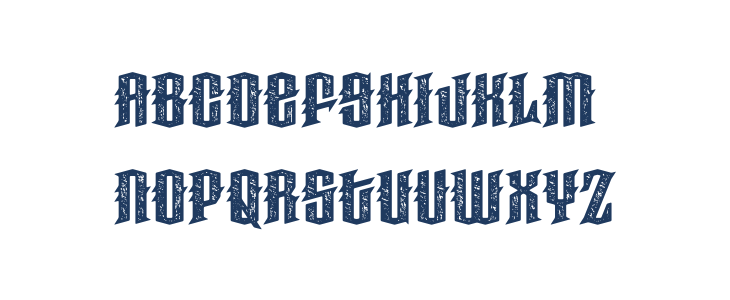 Haunted Woods Corroded Demo Lowercase