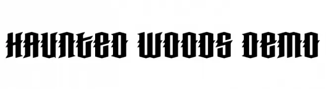 Haunted Woods Demo  font caratteri gratis