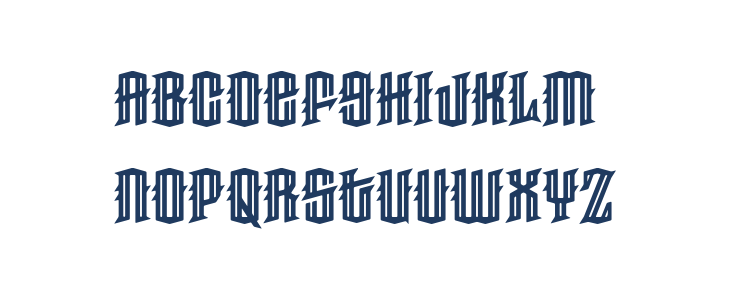 Haunted Woods Inline Demo Lowercase