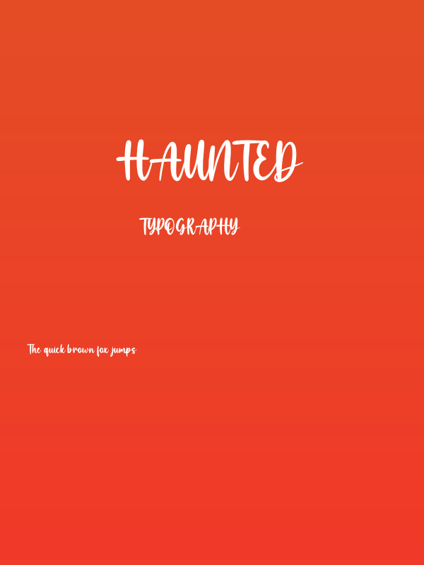 Haunted Poster