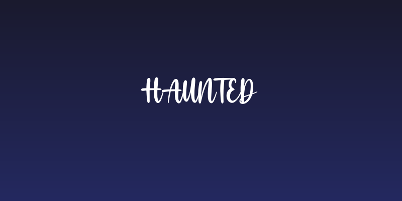 Haunted Social Header