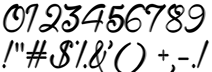 HauntedEyes Font OTHER CHARS