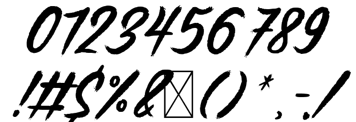 Haunter Font OTHER CHARS